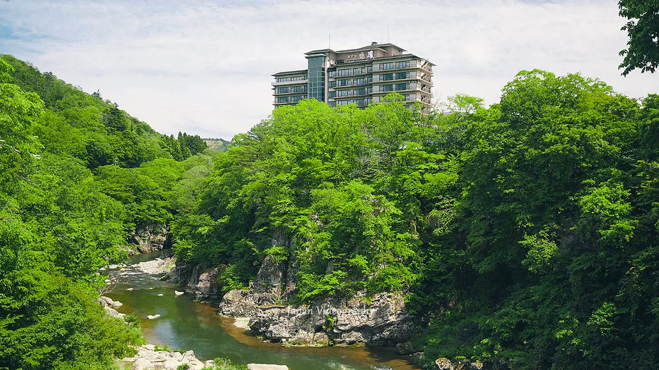 秋保温泉の自然散策スポット 磊々峡(らいらいきょう)の風景｜宮城県仙台市