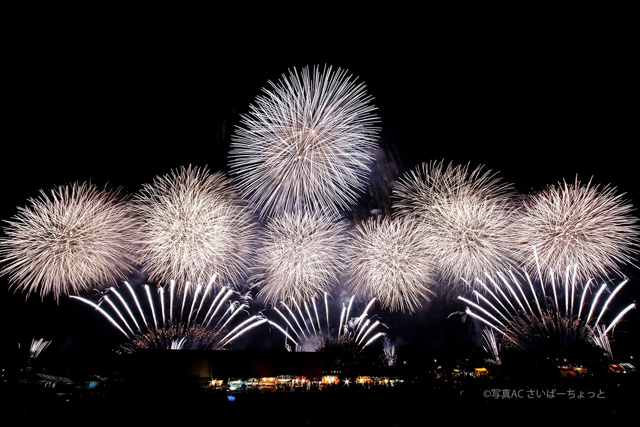 土浦全国花火競技大会-3部門で美しさを競い合う日本三大花火 (茨城県)