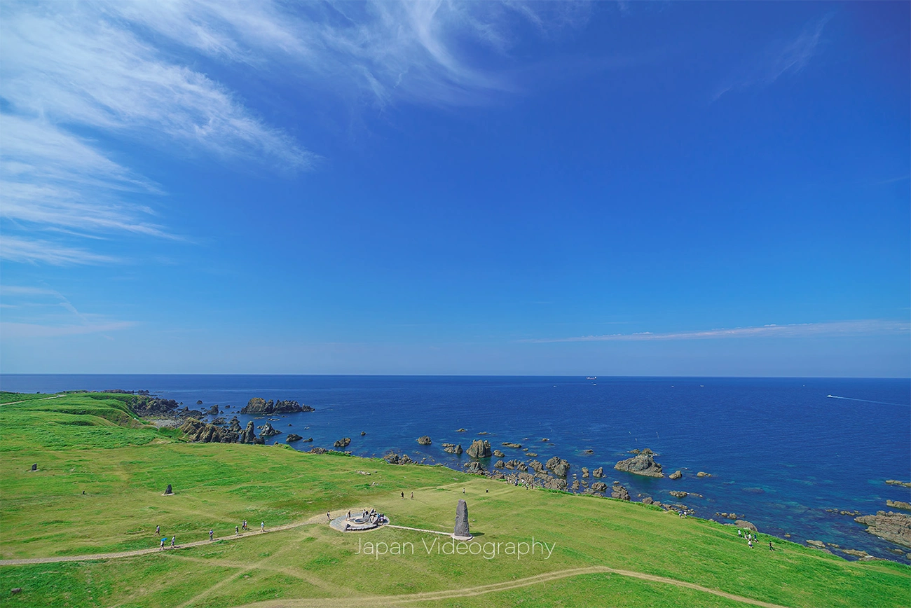 秋田県男鹿半島入道崎の風景