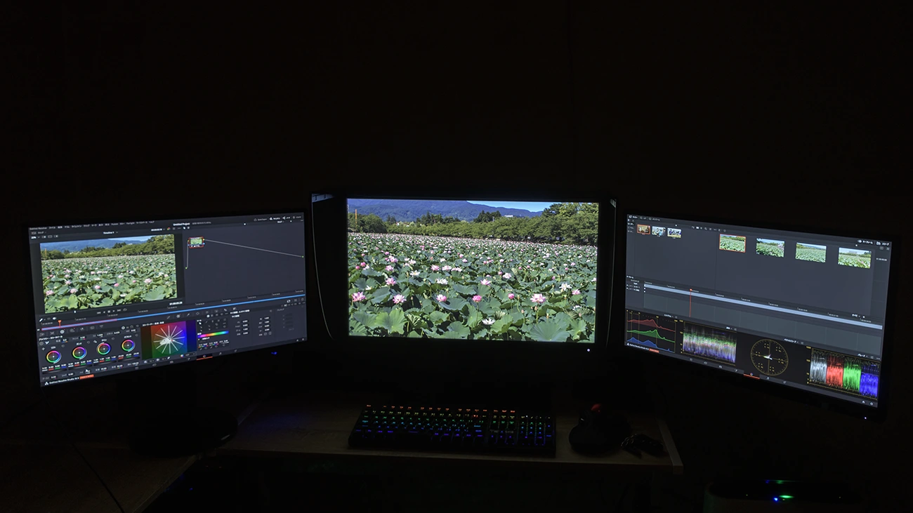 BenQ SW271Cでトリプルモニター環境構築