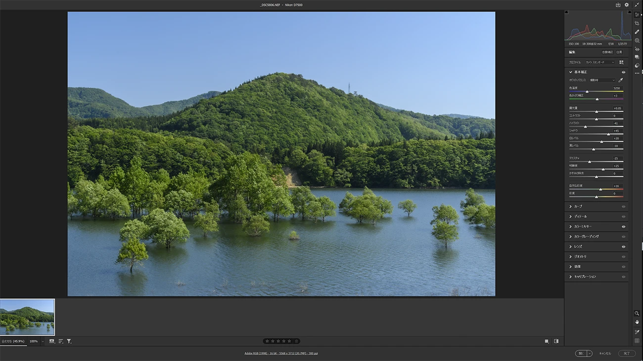 Adobe BridgeとPhotoshopを使用した写真の無劣化RAW現像ワークフロー！