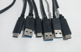 規格違いのUSBケーブル