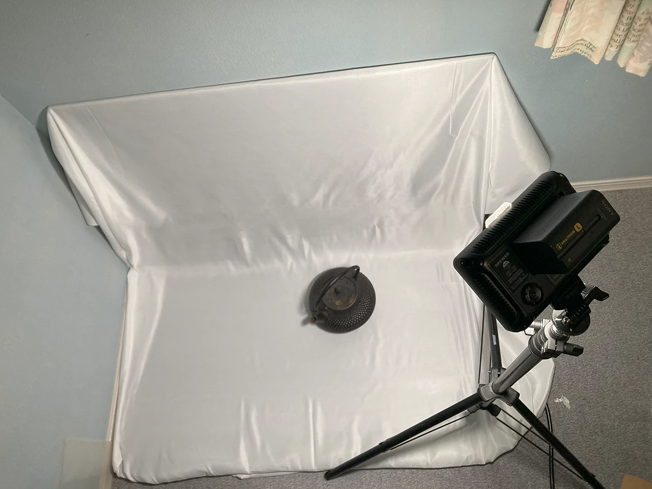 メルカリ出品商品撮影風景の写真
