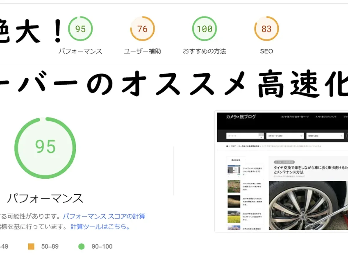 エックスサーバーの高速化設定！レンタルサーバーのパフォーマンス向上
