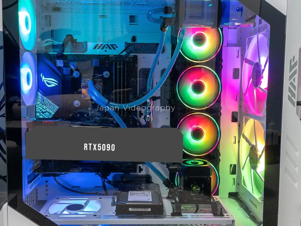 Cooler Master HAF700の大きさとRTX5090のサイズ比較