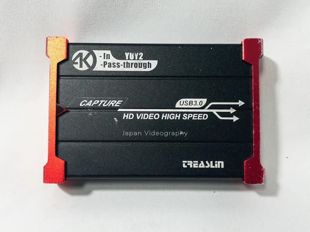 TreasLin USB3.0 HDMI 4Kパススルービデオキャプチャーボード HSV321の上部画像