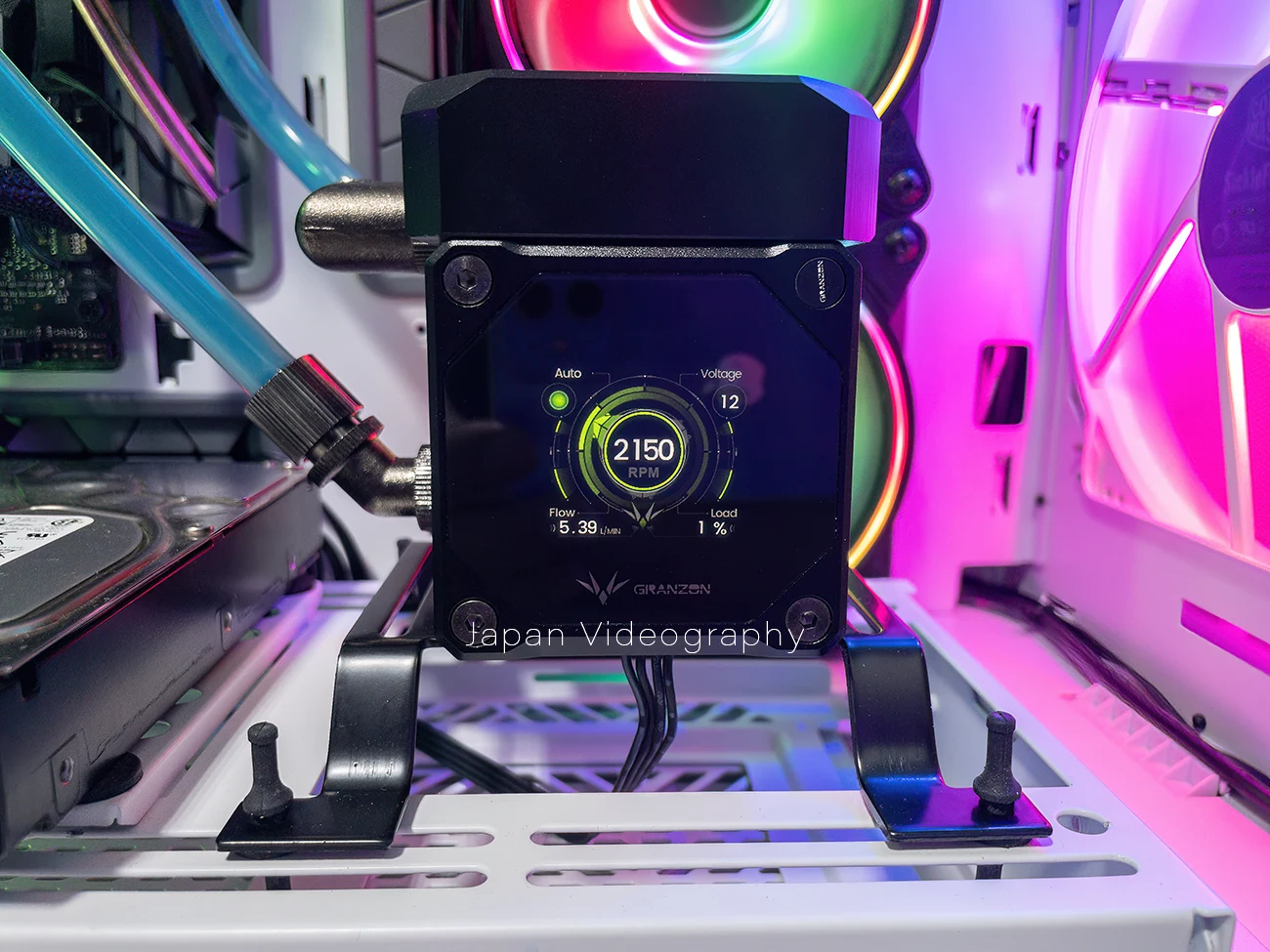 水冷PCパーツメーカーBykskiの高級ブランドGranzonのPWM DDC スタイル ポンプのレビュー