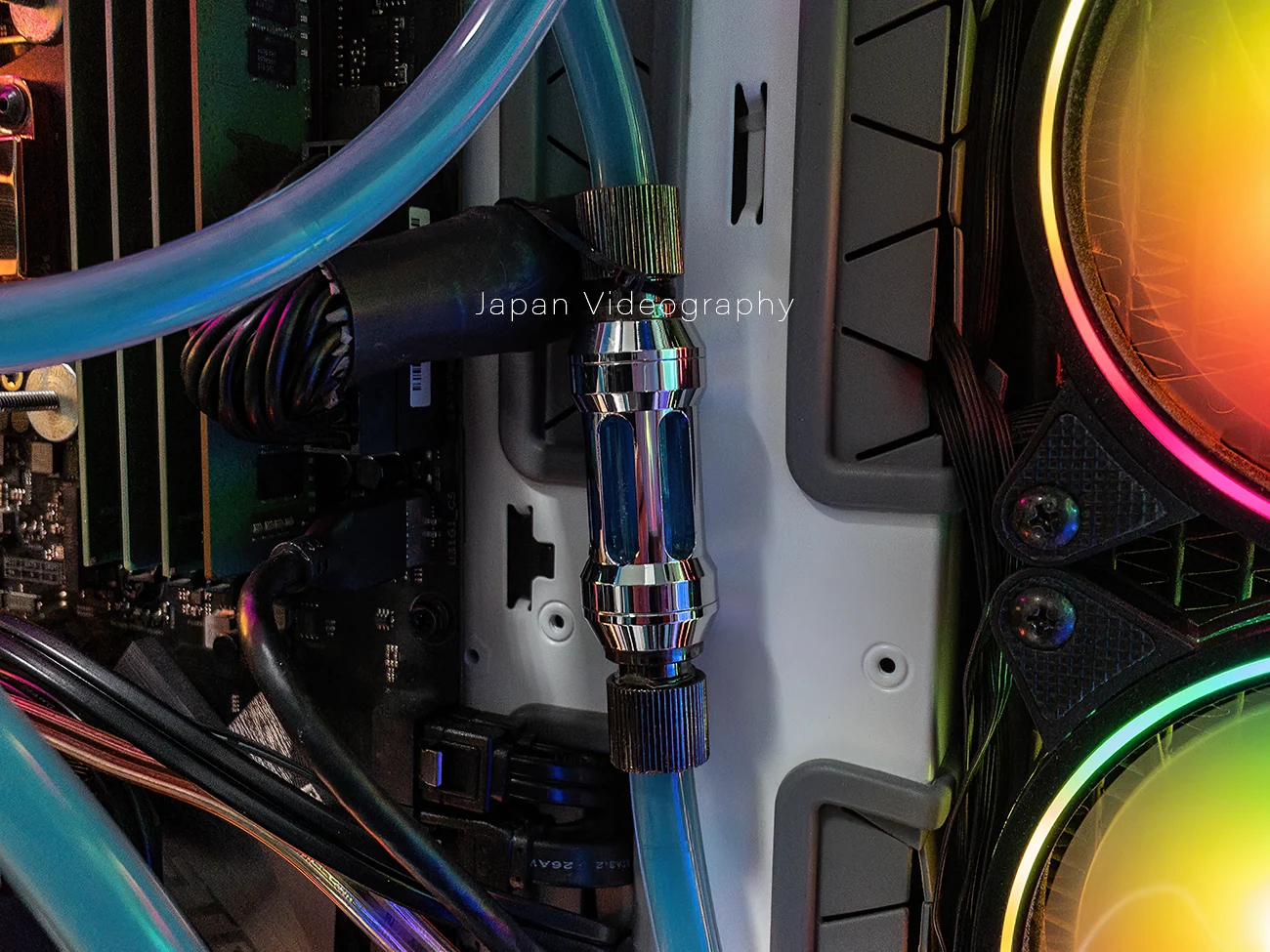 水冷自作PCの水路やポンプの詰まり防止にフィルターを取り付け
