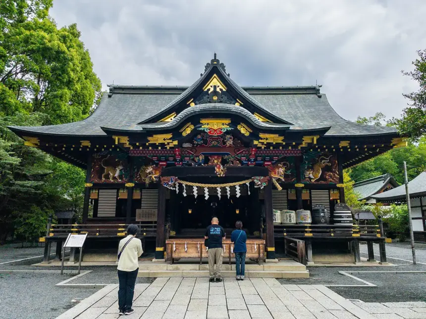埼玉県秩父市 秩父神社の拝殿