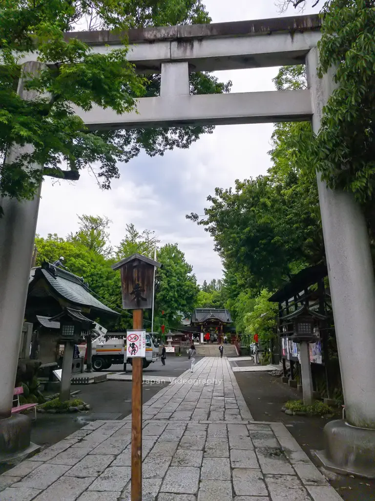 埼玉県秩父市 秩父神社の大鳥居