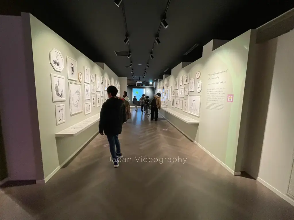 ムーミンバレーパークのコケムス 原画展