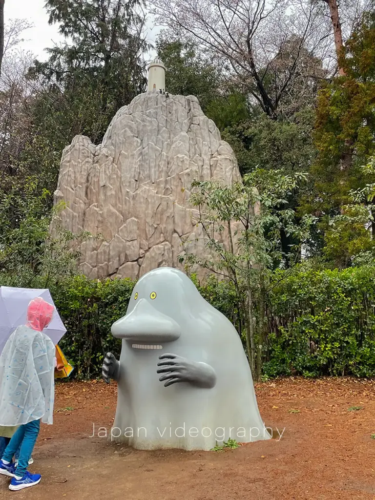 ムーミンバレーパーク おさびし山エリアのモランと天文台