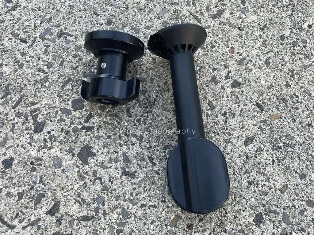 ザハトラー 75mmボール用クロスノブとHaoge Tie Down Short Threadedノブ