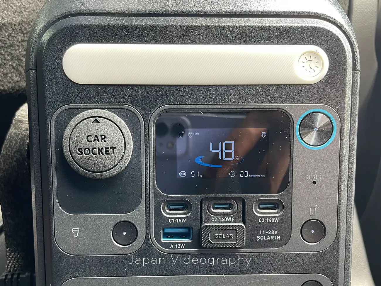 ポータブル電源Anker Solix C300 Portable Power StationのUSBポート