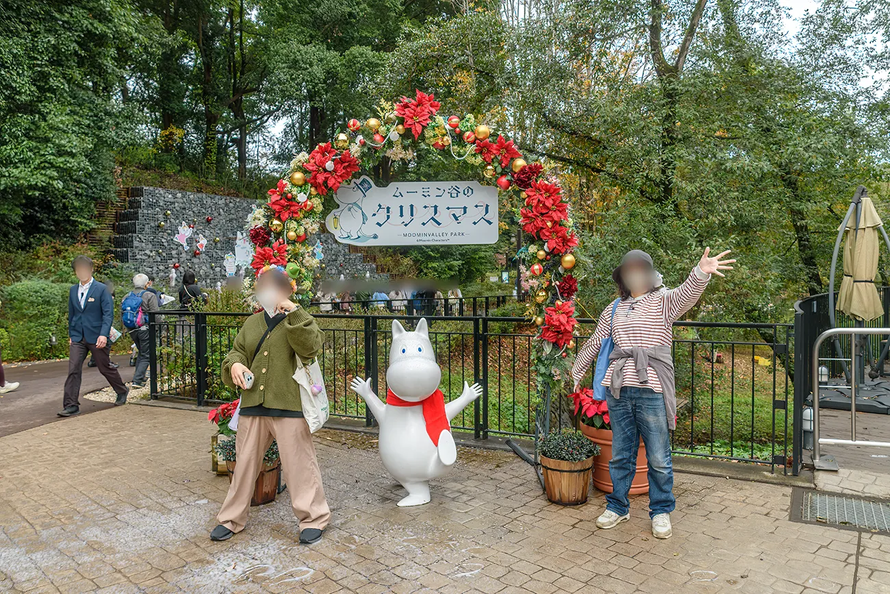 ムーミンバレーパーク ムーミン谷のクリスマス仕様