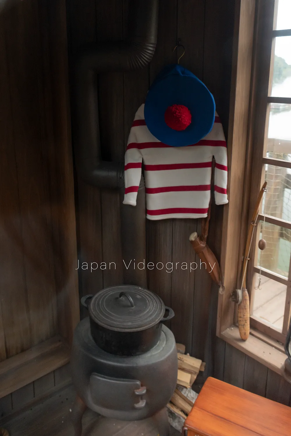 トゥーティッキの住処になったムーミンバレーパークの水浴び小屋