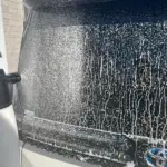 洗車用フォームガンiK FORM PRO2 吹き付け風景