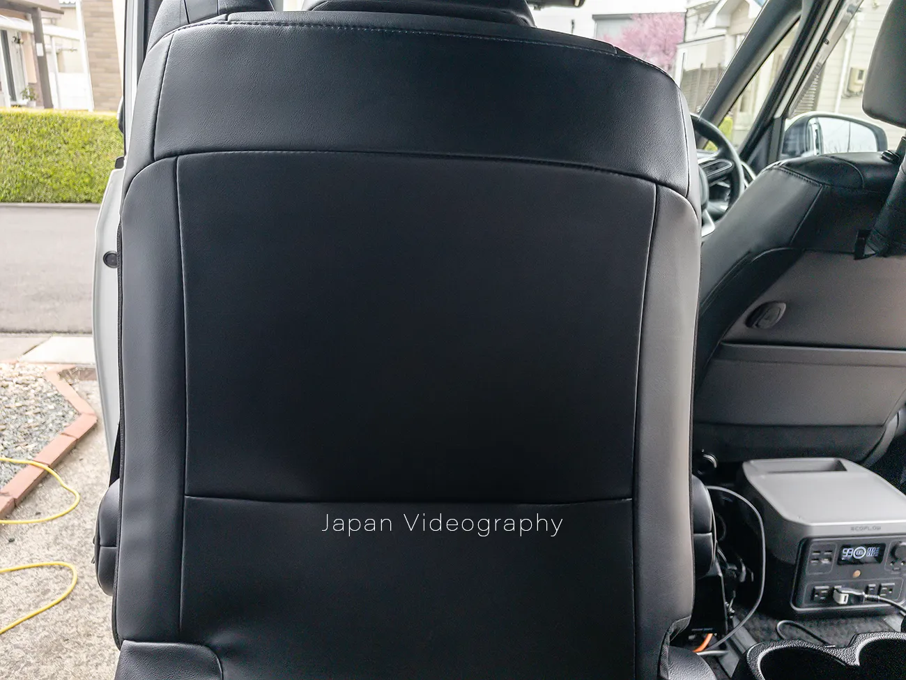 Prostuff Monster Inhance施工後のシートバックの仕上がり