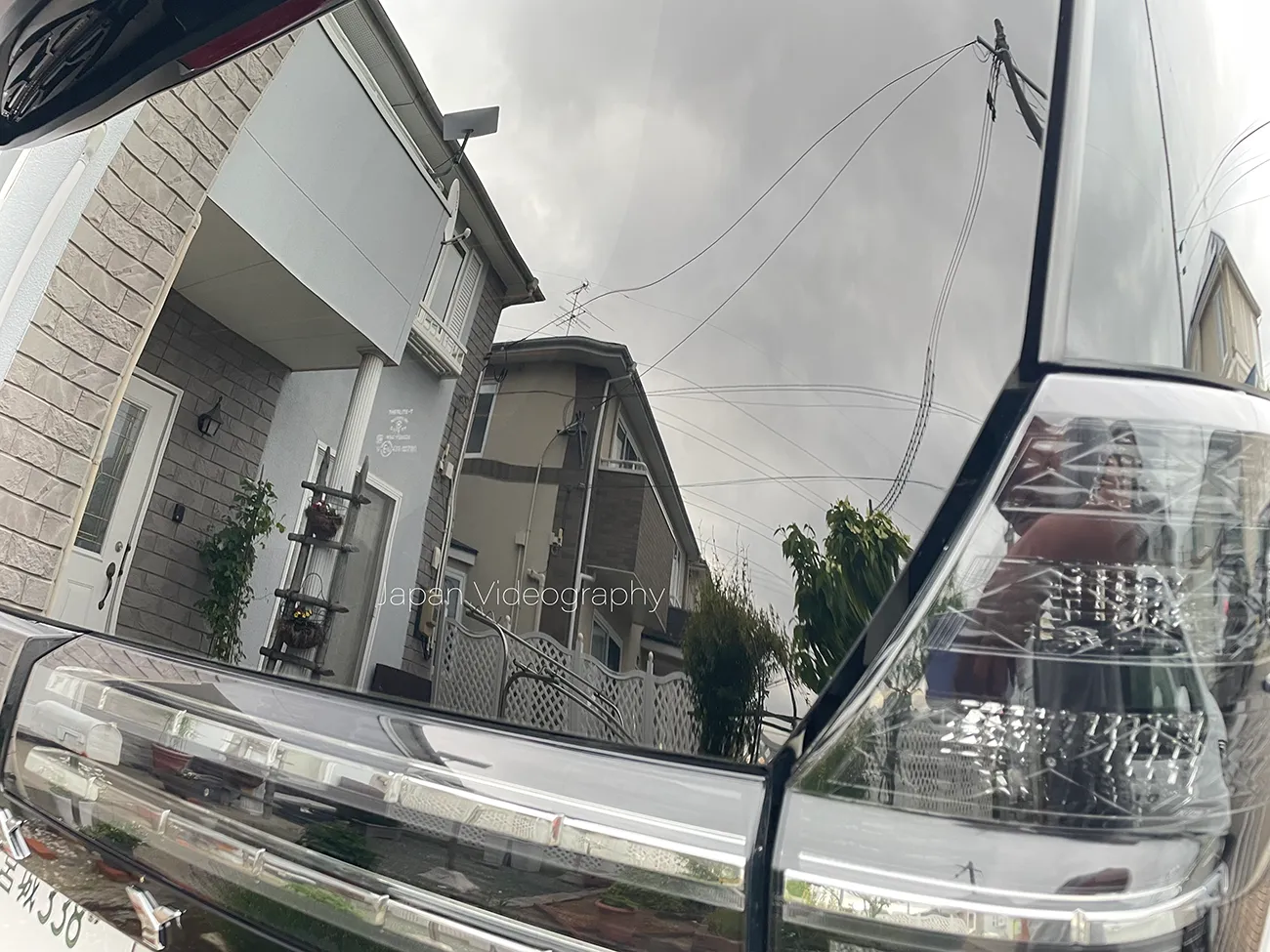 OHAJIKI カーシャンプー洗車後のリアウィンドウ