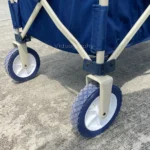 コールマン アウトドアワゴン用車輪交換後