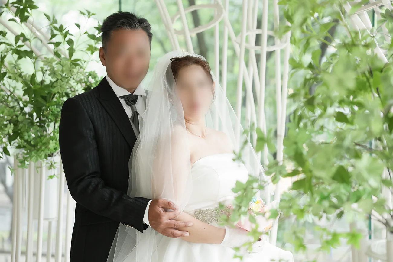 小さな結婚式のフォトウェディング撮影